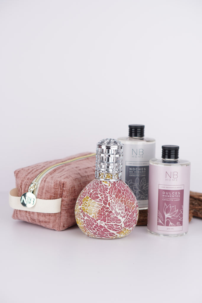 Neceser Rosa Velvet + Amanecer + 2 aromas