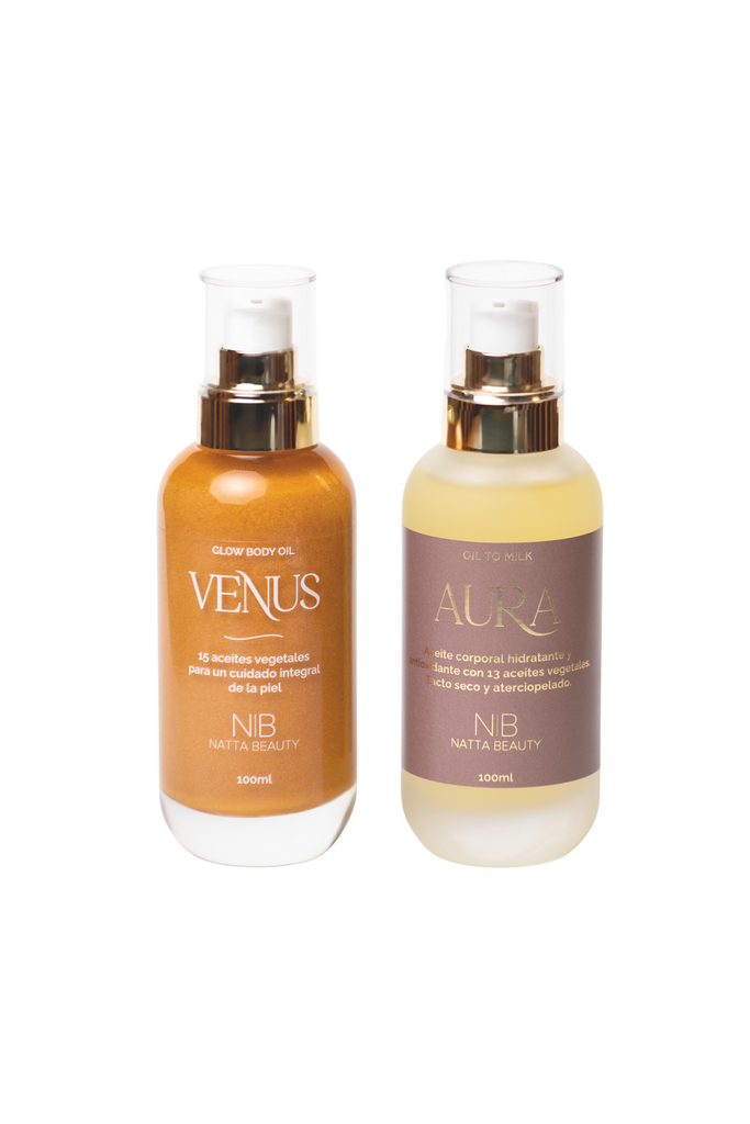 "AURA" Oil to Milk + "VENUS" Glow Body Oil